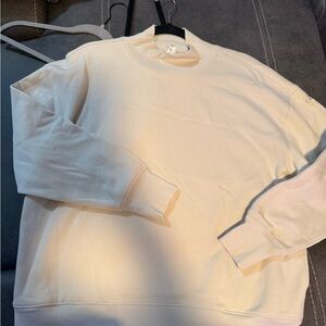 ALO Yoga Cream Crewneck Sweatshirt